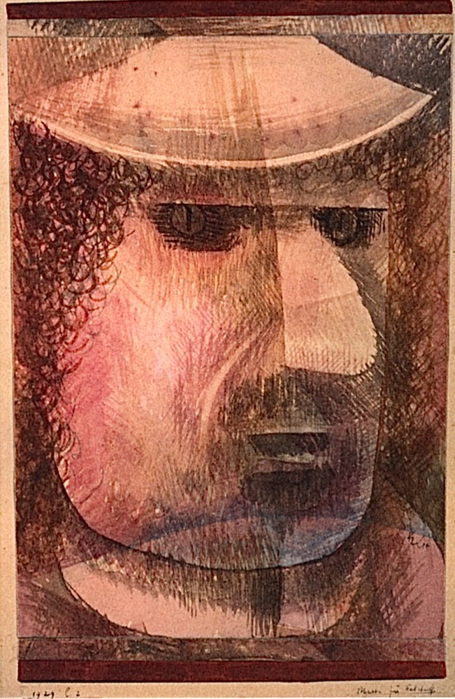 Paul Klee,  Maske für Falstaff